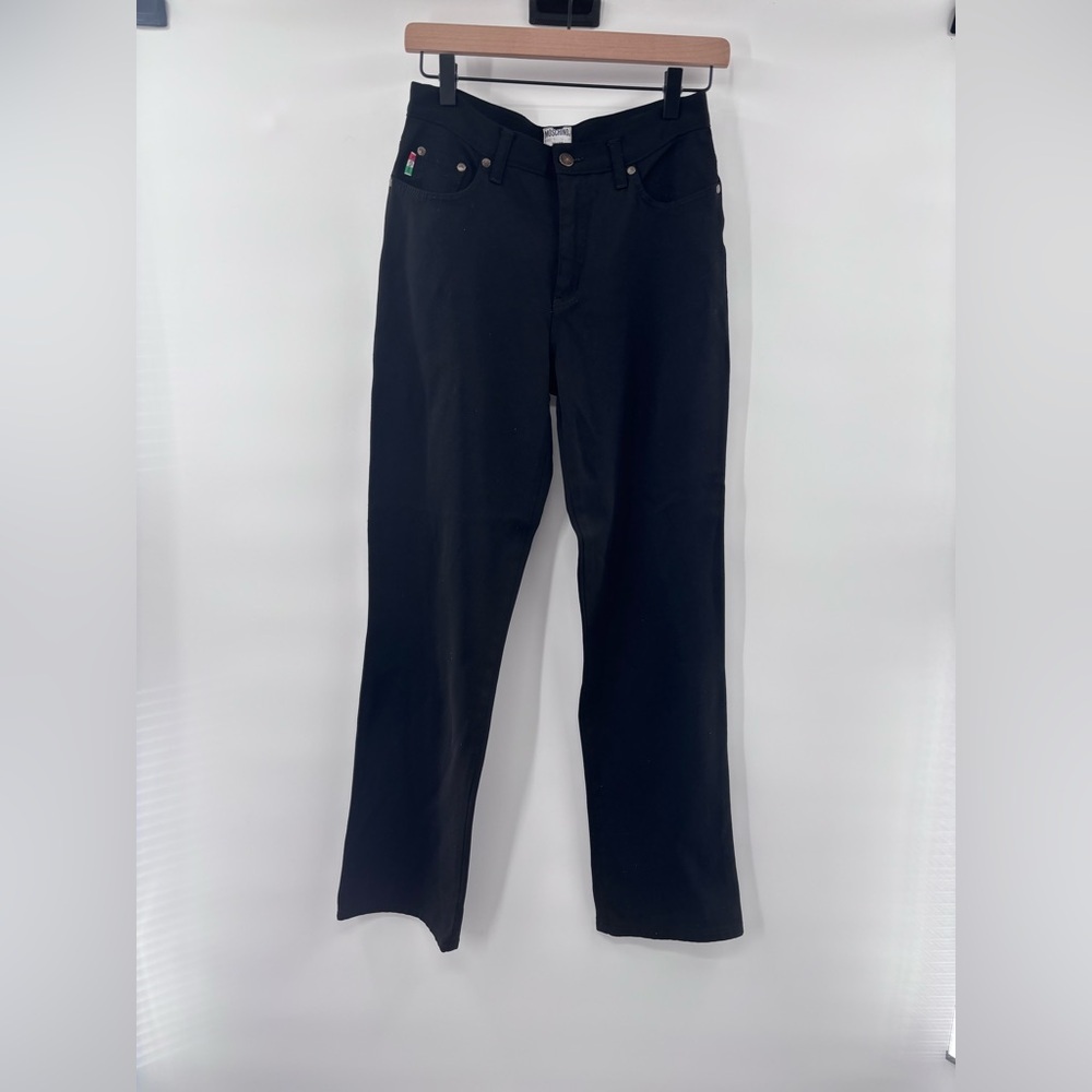 Moschino Black Jeans Peace Sign Made in Italy